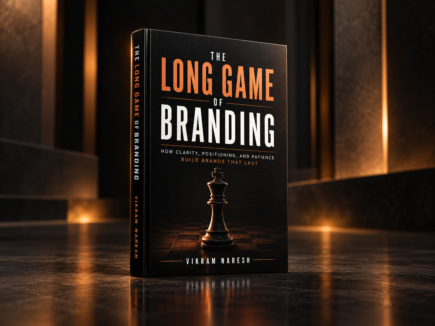 The Long Game of Branding book cover by Vikram Naresh